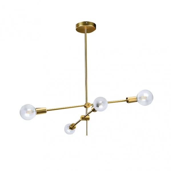 Lampara modelo JERUSALEN bronce de 4l FABRILAMP