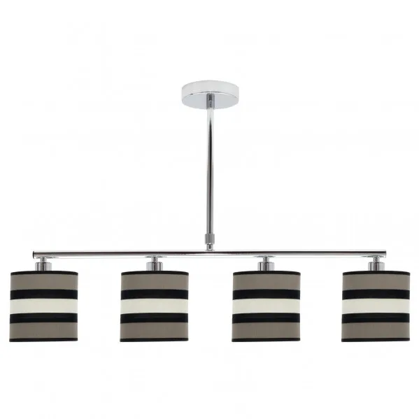 FABRILAMP Lampara lineal KARLA topo-beis 4 luces Regulable