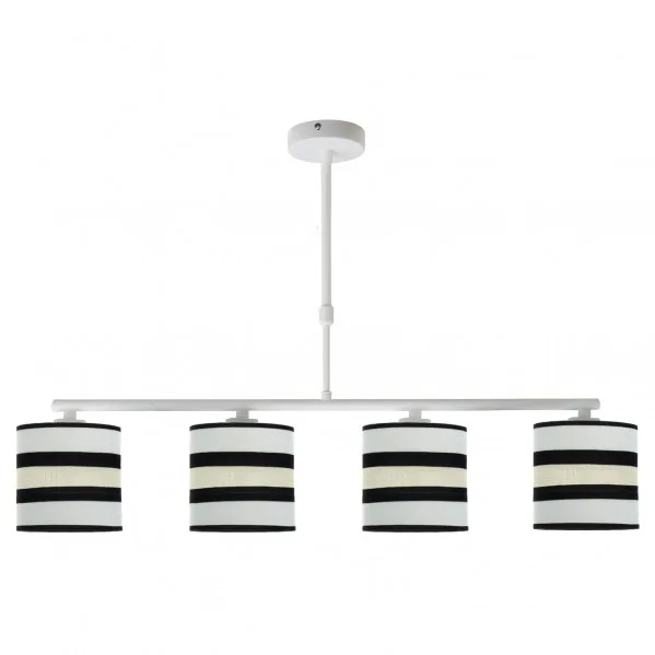 FABRILAMP Lampara lineal Blanca/beis modelo Karla 4xE14