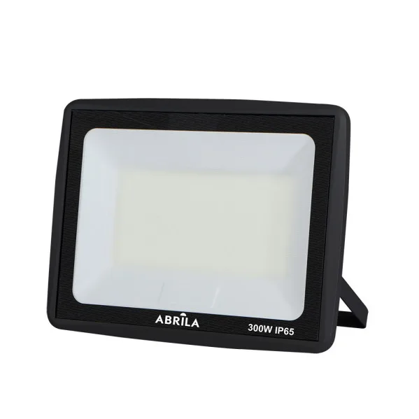 Proyector Zircon (300W 6500K 30000lm) IP65 31x41x4,7cm Fabricado en Cristal y Aluminio Color Negro