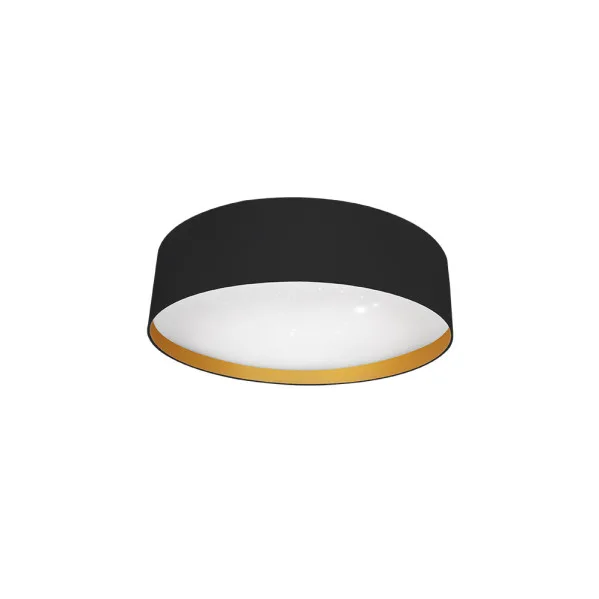 Plafon 72w anuska negro/oro 5616lm 3000-4000-6500k 12x50x50 cm