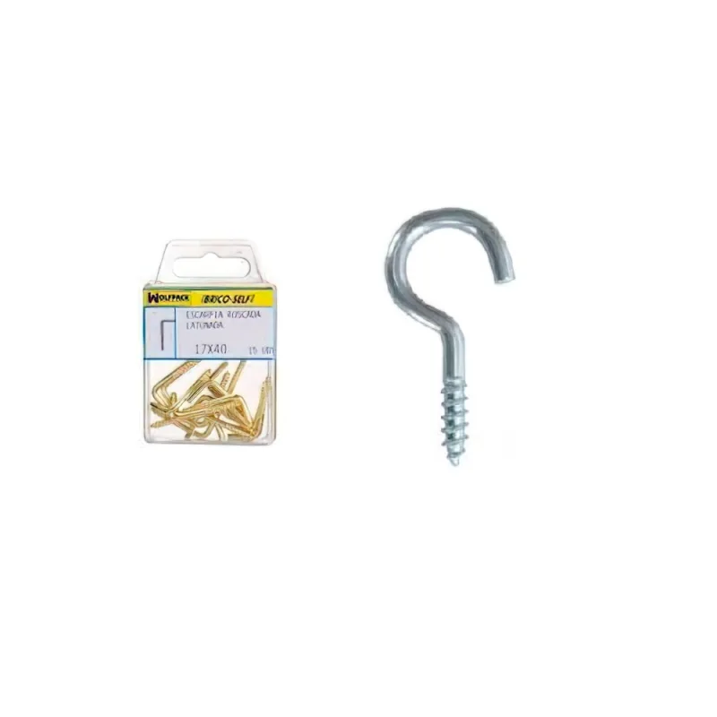 WOLFPACK LINEA PROFESIONAL - Hembrilla Abierta Zincada 20x70 mm. 8unidades