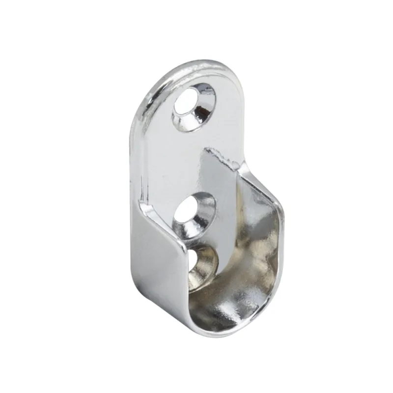 Riel Chyc 5436010 Soporte Lateral Oval para Tubo Ø 16 mm. Cromado, 0, Multicolor, X-Large