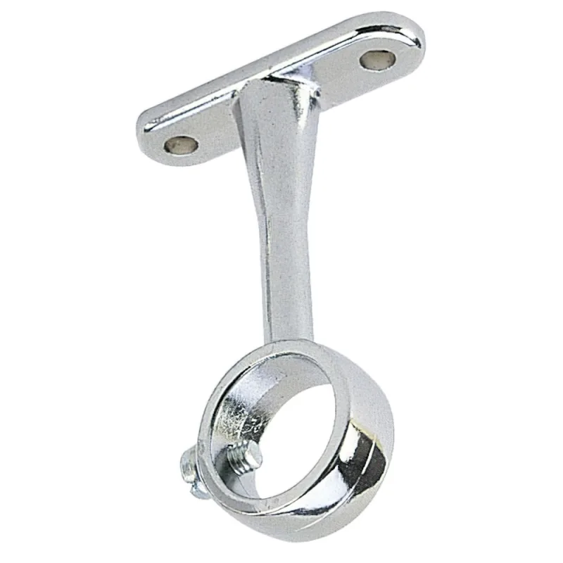 RIEL CHYC 5436015 Soporte Central Redondo para Tubo Ø16 Cromado, 0, Multicolor, X-Large