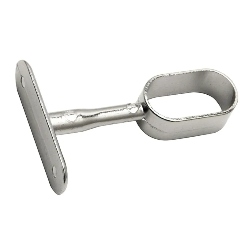 WOLFPACK LINEA PROFESIONAL Soporte Barra Ovalado Central Niquel