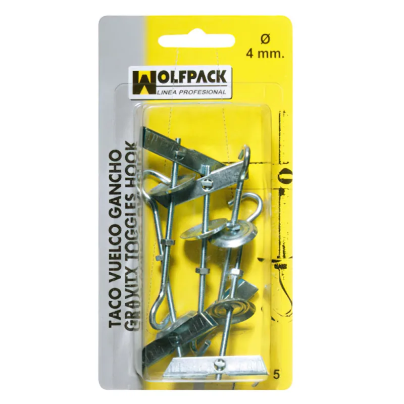 WOLFPACK LINEA PROFESIONAL Taco Vuelco Gancho M 5 mm