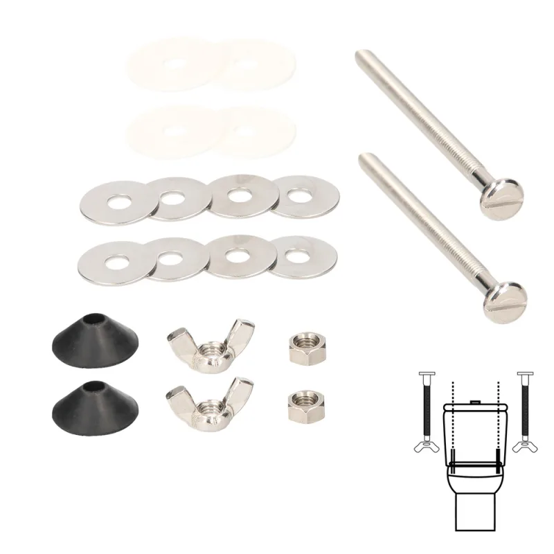 WOLFPACK LINEA PROFESIONAL - Kit Fiajcion Sanitario Cisterna / Inodo 6x90 (2 Piezas)