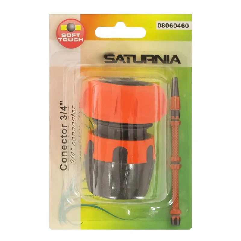 SATURNIA - Conector Manguera Soft-Touch 3/4