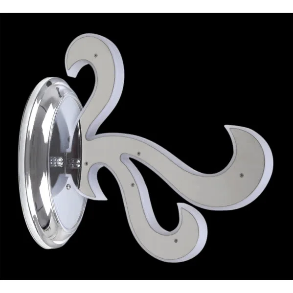 Mi Lampara - Aplique Led Aire 1 L Cromo 6w 420lm 4000k 32x13,5x30