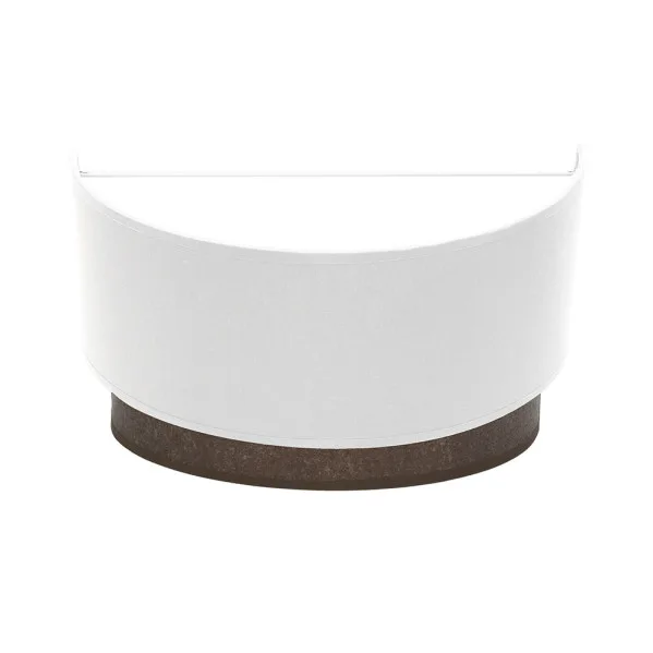 Aplique tatiana 1xe27 blanco-oxido 17x30x15 cm