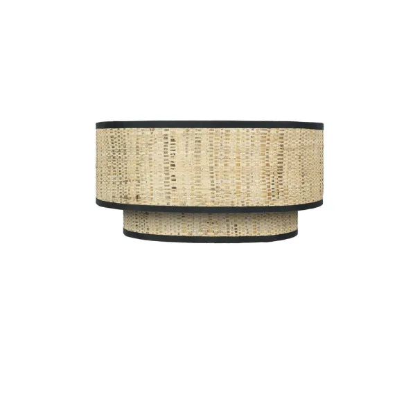 Aplique natasha 1xe27 cañizo 18x30x15 cm