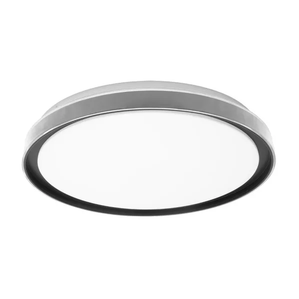 Plafon bianca 60w 3000-4200-6500k blanco/negro 7x50x50cm 5400lm c/remoto y memoria