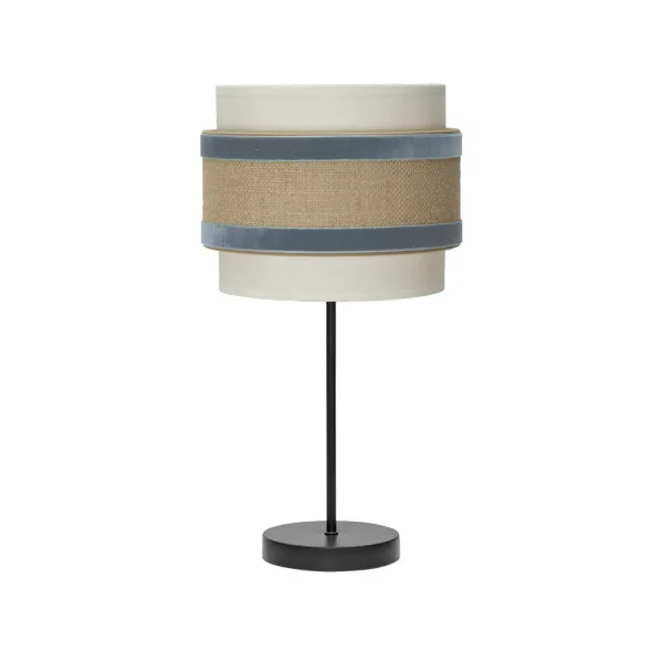 Sobremesa peq. cornalina 1x14 beis/azul 47x18x18cm