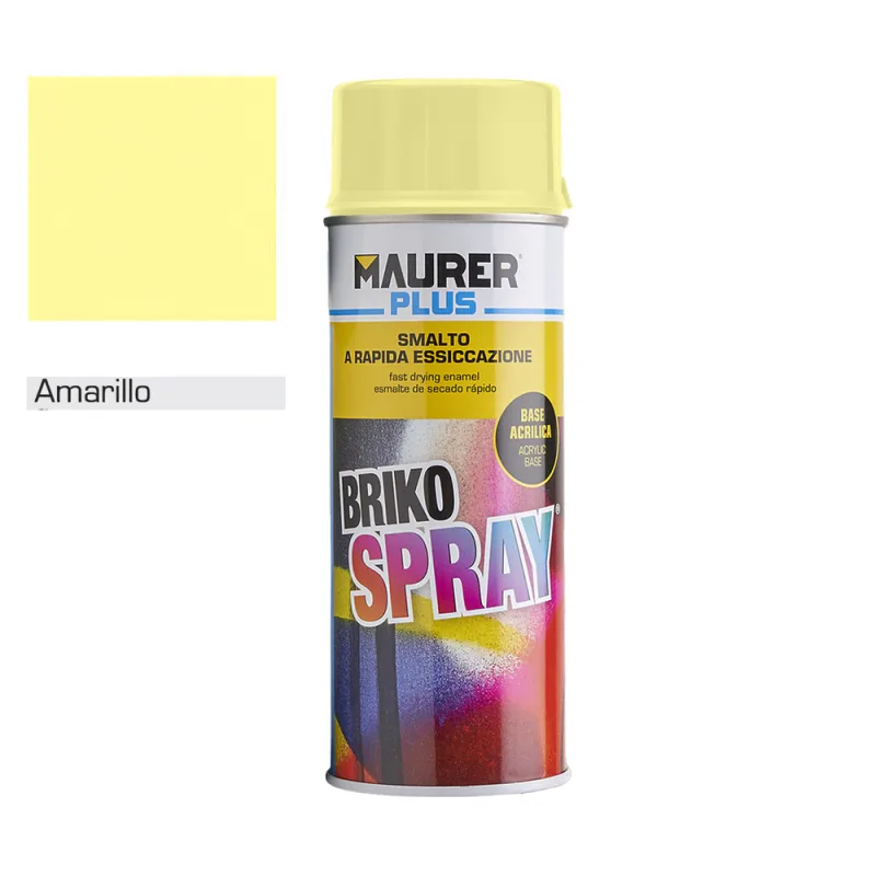 Spray pintura amarillo claro trafico 400 ml.