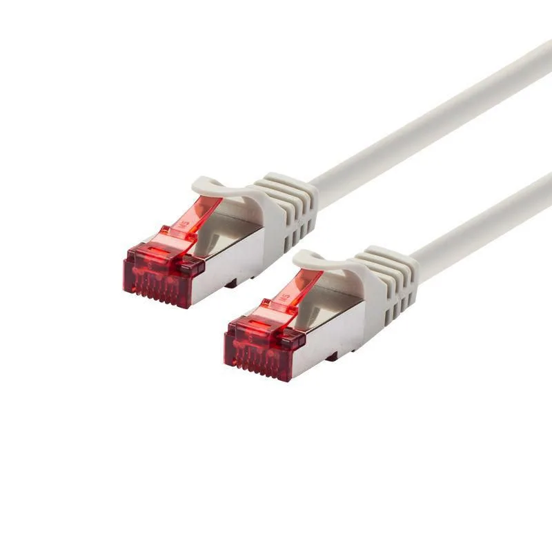 LOGON Cat6 SSTP/PIMF 30m - Cable de Red (Cat6, RJ-45, RJ-45, Macho/Macho, 10/100/1000Base-T(X), Marfil)