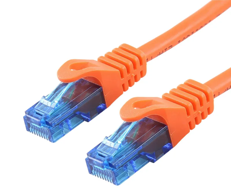 LOGON UTP Cat.5e - Cable de Red (1,5 m, RJ-45, RJ-45, Naranja)
