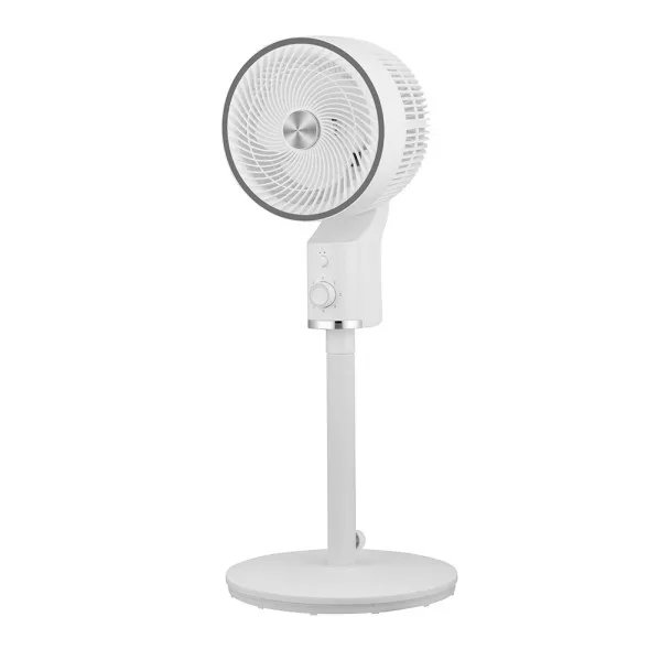 FABRILAMP Ventilador De Pie Talamo Blanco/cromo 50w 3vel Regx33x33cm Oscilante Fijo Y Rotatorio