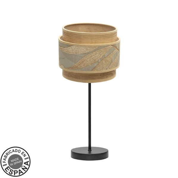 ABRILA Sobremesa Modelo Samoa Negra Con Pantalla