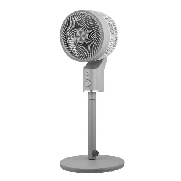 FABRILAMP Ventilador De Pie Talamo Gris/cromo 50w 3vel Regx33x33cm Oscilante Fijo Y Rotatorio