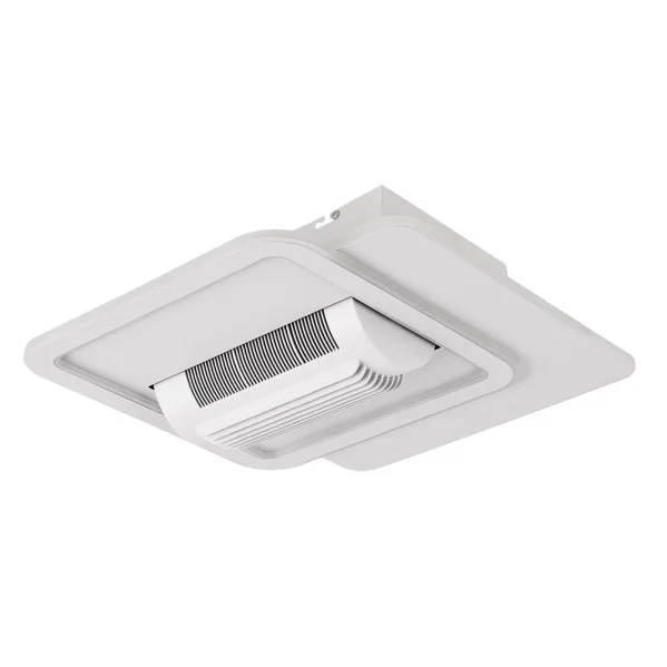 FABRILAMP Ventilador Dc Obelisco 59w Blanco 3000-4500-6500k Reg.intensidad 5900lm 14,5x48x48 Remoto+memoria+temporizador