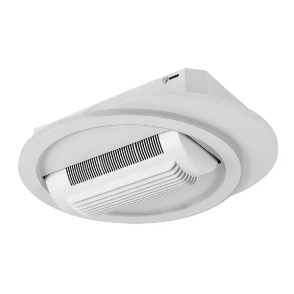 Ventilador de techo DC, Kochi, 132D 2025 con 3 aspas plata, motor DC 18W, 6 velocidades, luz LED 3000K 4000K 6000K, mando a distancia, temporizador, color níquel/plata