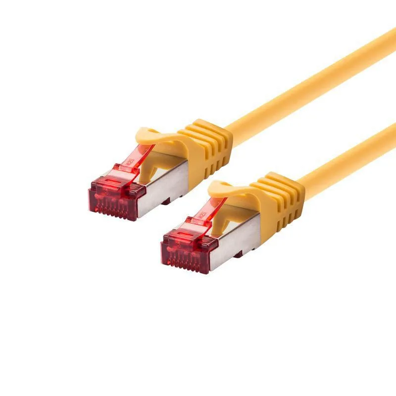 LOGON Cat6 SSTP/PIMF 3m - Cable de Red (3m, RJ-45, RJ-45, Cat6) Amarillo