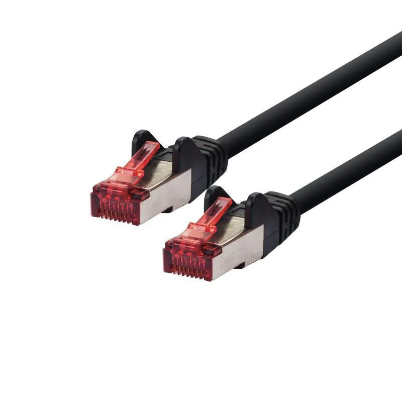 LOGON TCR66SS070BL cable de red Negro 7 m Cat6 SF/UTP (S-FTP)
