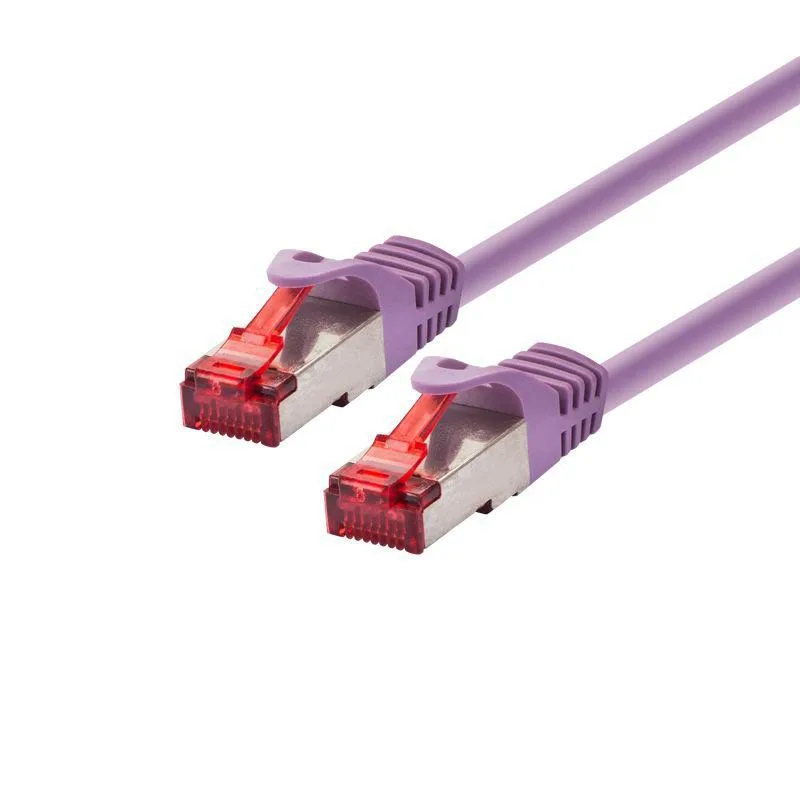 LOGON FTP Cat6 10m - Cable de Red (RJ-45, RJ-45, Macho/Macho, 10/100/1000Base-T(X), Violeta, Cloruro de polivinilo (PVC))