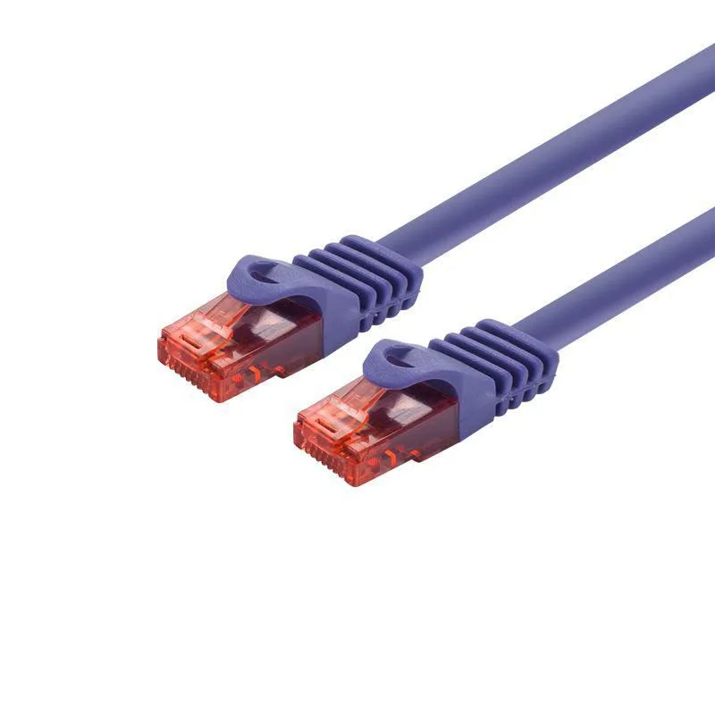 LOGON UTP Cat6 15m cable de red Violeta
