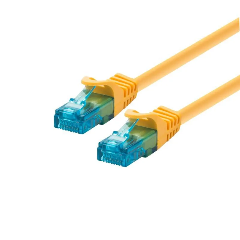 LOGON UTP Cat.5e - Cable de Red (20 m, RJ-45, RJ-45, Amarillo)