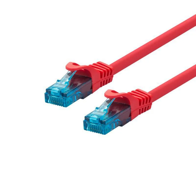 LOGON UTP Cat.5e - Cable de Red (20 m, RJ-45, RJ-45, Rojo)