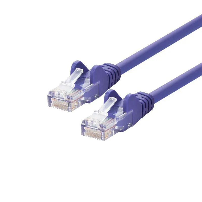 LOGON TCU55U005P cable de red Púrpura 0,5 m Cat5e U/UTP (UTP)