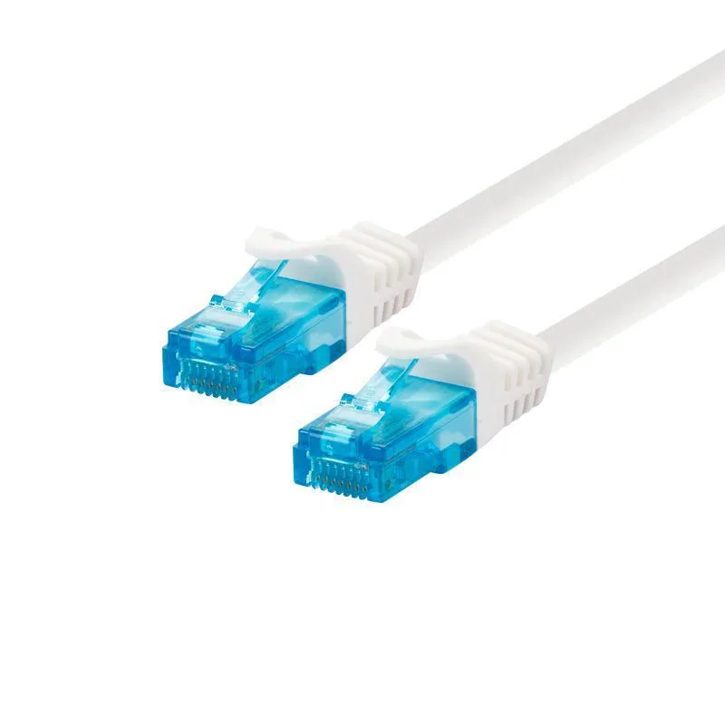 LOGON UTP Cat.5e - Cable de Red (2 m, RJ-45, RJ-45, Blanco)