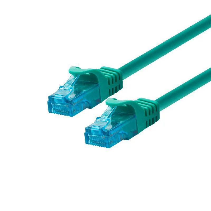LOGON UTP Cat.5e - Cable de Red (10 m, RJ-45, RJ-45, Verde)
