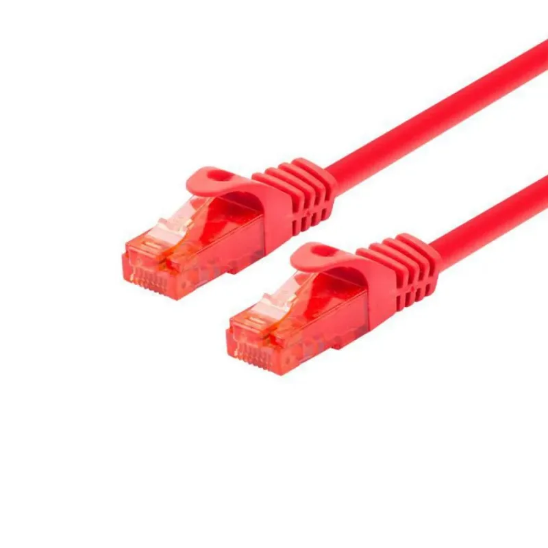 LOGON Cat6 UTP 10m - Cable de Red (10m, RJ-45, RJ-45, Cat6) Rojo