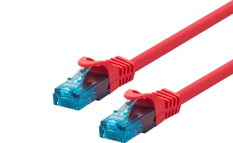 LOGON UTP Cat.5e - Cable de Red (7,5 m, RJ-45, RJ-45, Rojo)