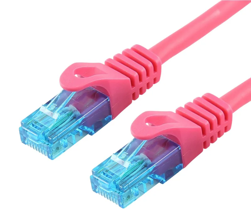 LOGON TCU55U100M cable de red Magenta 10 m Cat5e U/UTP (UTP)