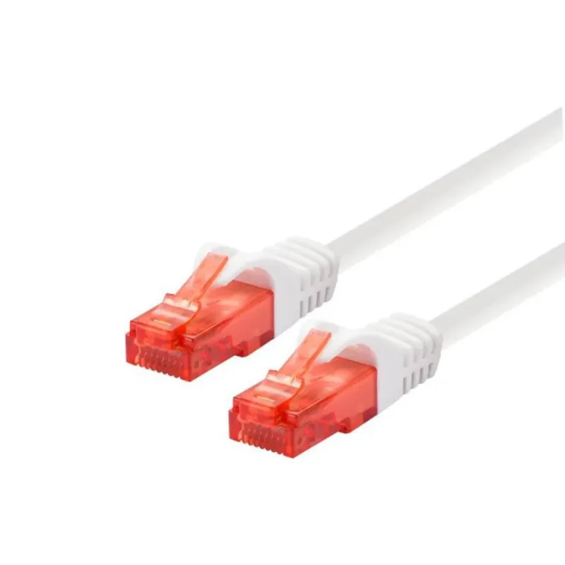 LOGON Cat6 UTP 7m - Cable de Red (Cat6, RJ-45, RJ-45, Macho/Macho, 10/100/1000Base-T(X), Color Blanco)