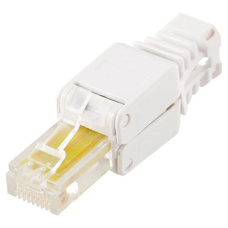 LOGON TWP8P8TP conector RJ-45 Transparente, Blanco, Amarillo