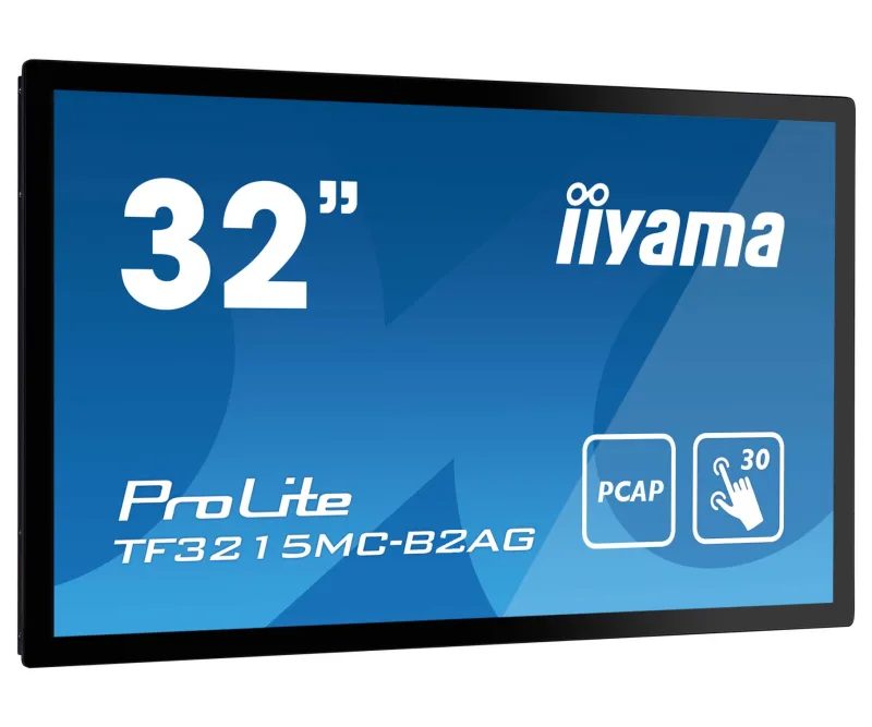 iiyama ProLite TF3215MC-B2AG pantalla para PC 80 cm (31.5") 1920 x 1080 Pixeles Full HD LED Pantalla táctil Quiosco Negro
