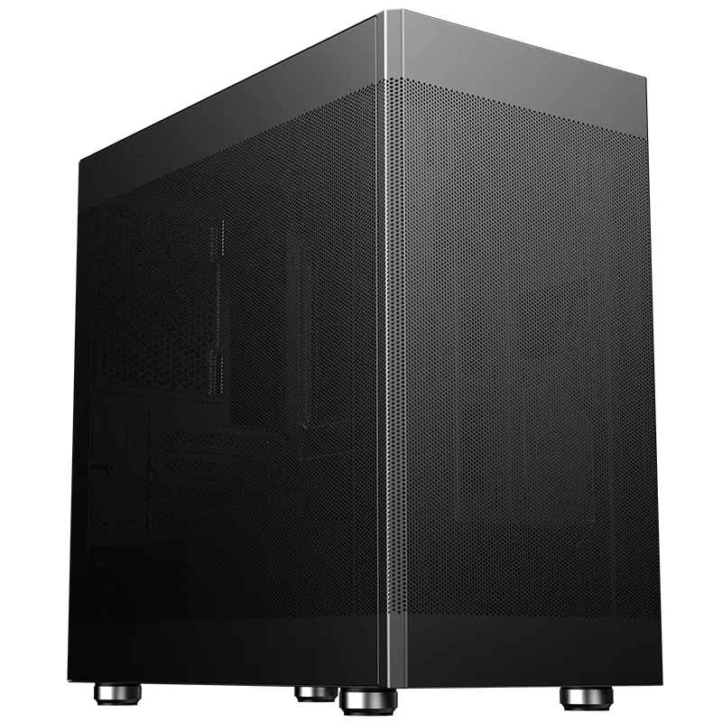 Itek Case PROMESH 35B - Gaming Office Mini Tower mATX- Type-C- 2xUSB3-3 Laterales Mesh