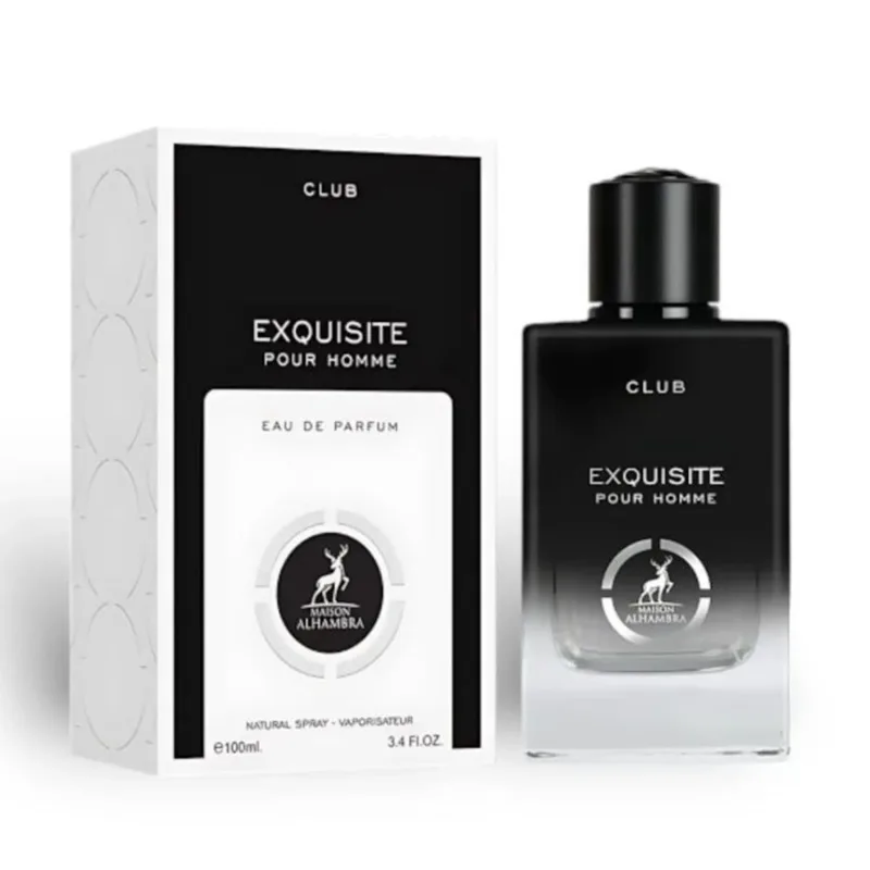 Maison alhambra club exquisito para hombre eau de parfum 100ml vaporizador