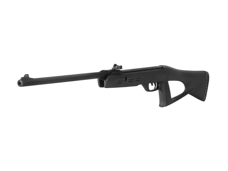 Carabina de aire comprimido Gamo Delta Fox GT, ideal para jóvenes y principiantes, potencia de 7.5J, culata sintética ergonómica, sistema monotiro, Calibre 4.5, diseño compacto.