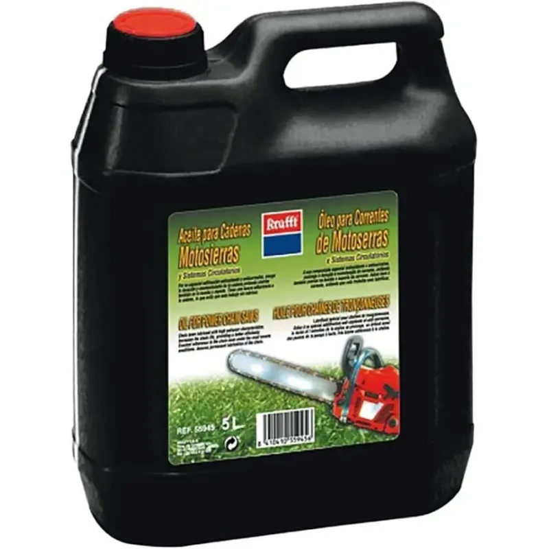 Aceite Cadena Motosierra 5L Krafft Sintético Lubricación y Protección