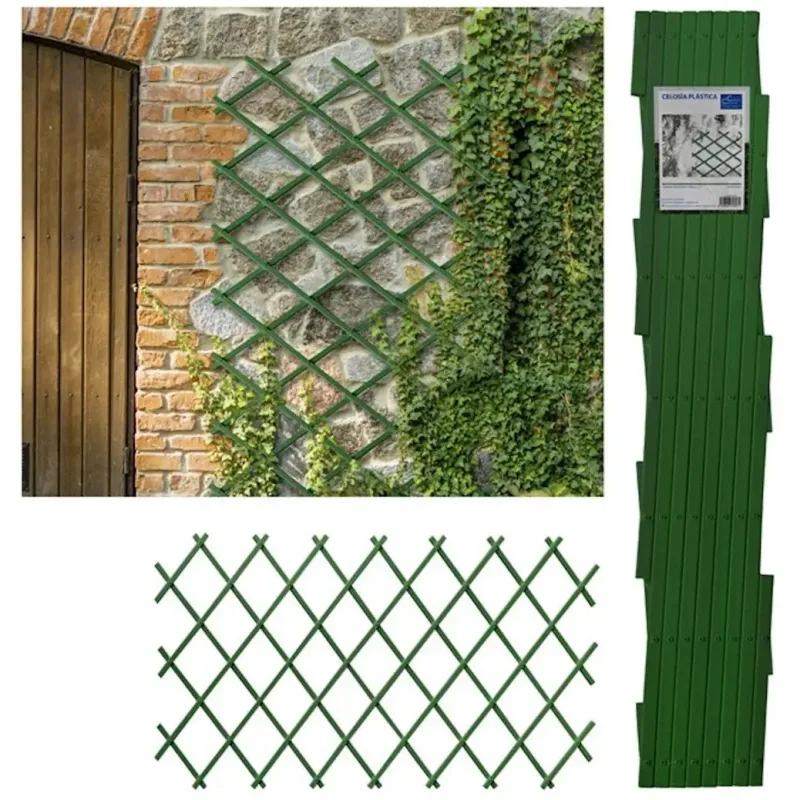 Celosía Extensible de PVC para Macetas, Tutor Plástico Duradero - Ideal para Plantas Trepadoras y Jardinería Doméstica