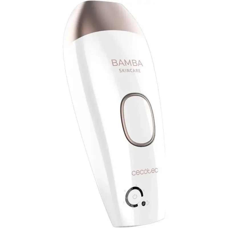Depiladora Cecotec IPL Bamba SkinCare IPL Quartz. Luz pulsada 120.000 disparos, Lámpara de Cuarzo, Sensor para detección de piel, Diseño compacto