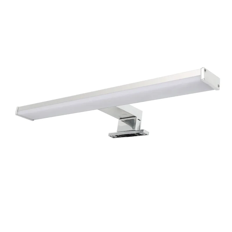 ALPINALUZ Aplique de baño para espejo LED 10W 40cm, diseño slim IP44 en aluminio con luz blanca neutra de 4000K