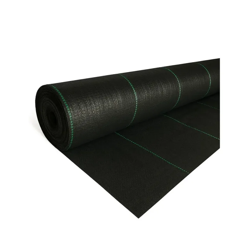 Malla Antihierbas 110g/m² | Tela Geotextil Transpirable | Control de Maleza | Protección Anti-UV Césped Artificial Jardín Huerto