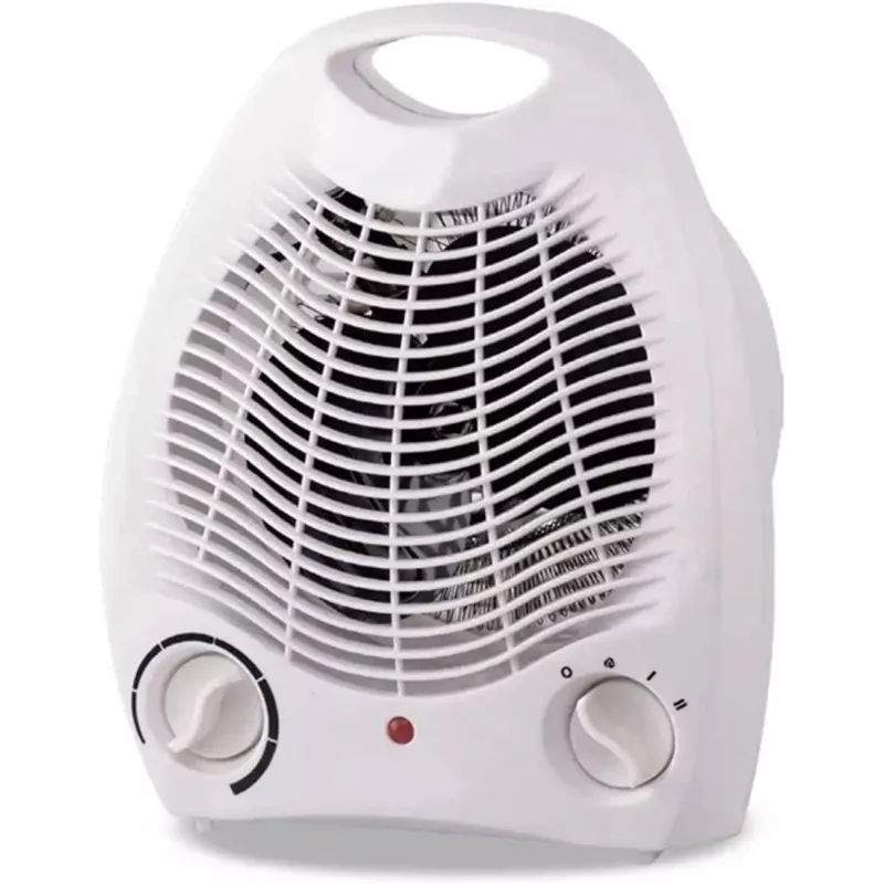 Calefaccion de casa 1000/2000W, Calentador de Aire Caliente para Baño estufa de Invierno, Calefactor Eléctrico Ligero y Portátil Bajo Consumo - Termostato Regulable 1000W - 2000W, Ventilador con aire