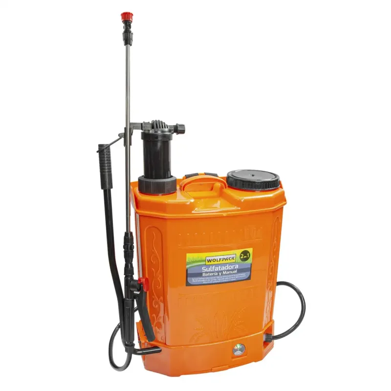 Sulfatadora Eléctrica y a Batería 16L - Doble Uso Manual o con Batería